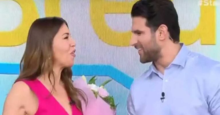 Ετεοκλής Παύλου σε Ελένη Χατζίδου: «Γιορτάζει όλη η πλάση, γιορτάζει ο κόσμος μου» – Το φιλί on air
