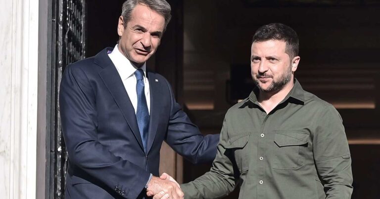 Τηλεφωνική επικοινωνία Μητσοτάκη – Ζελένσκι: «Η Ελλάδα θα συνεχίσει τη στηρίζει την Ουκρανία»