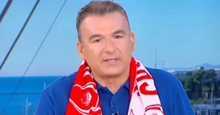 Γιώργος Λιάγκας για τη νίκη του Ολυμπιακού: «Έκλαιγα σαν μικρό παιδί 10 λεπτά με τα παιδιά μου»