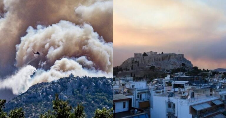 Φωτιά στην Πάρνηθα: Έφτασε στην Ακρόπολη ο καπνός – Που ήχησε ξανά το 112, – Μπαίνει στη μάχη ο στρατός