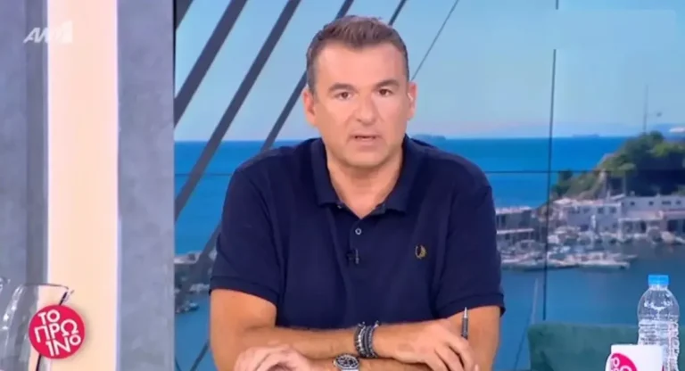 Χαρούμενος ο Γιώργος Λιάγκας σήμερα που έμαθε τα ευχάριστα  – «Υπέγραψα»