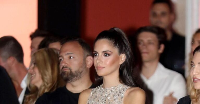 Αλεξάνδρα Νίκα: Μια κούκλα με μίνι φόρεμα Celia Kritharioti η σύντροφος του Αργυρού