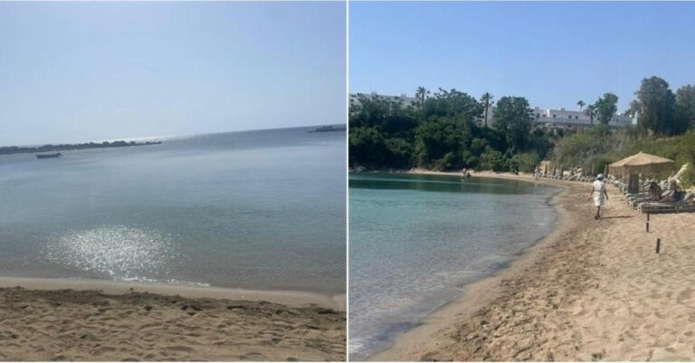 Ρόδος: Ξήλωσαν ξαπλώστρες, ομπρέλες και τα μεταλλικά… κρεβάτια από θάλασσα και παραλία στο προκλητικό beach bar