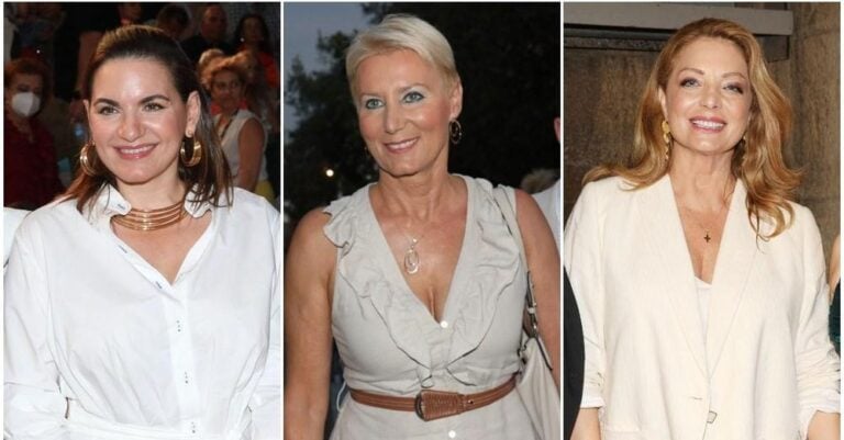 Κομψές στο Ηρώδειο με εσπαντρίγιες: Η Όλγα Κεφαλογιάννη, η Νατάσα Παζαΐτη, η Άντζελα Γκερέκου και το κοινό στοιχείο στα looks τους