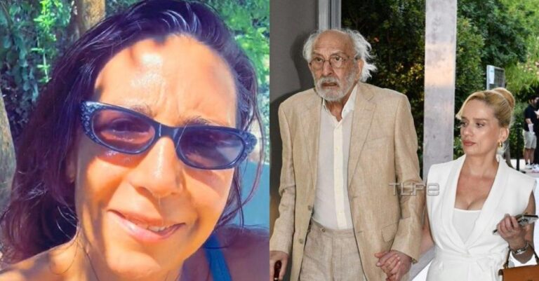 Αίθρα Λυκουρέζου: Απαντάει στα σχόλια μετά τις φωτογραφίες του πατέρα της με την ξανθιά καλλονή ηθοποιό – «Είναι ντροπή να θες μια συντροφιά στα 90 σου;»