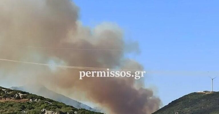 Φωτιά στο Δίστομο Βοιωτίας και τα Αθίκα Κορινθίας – Επιχειρούν ισχυρές δυνάμεις της Πυροσβεστικής
