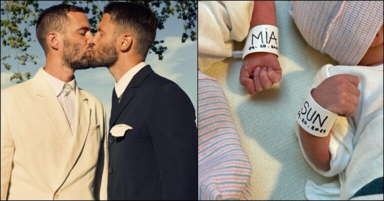 «Σαν να ψώνισαν πατάτες από το σούπερ μάρκετ» – Σάλος στο Ίνσταγκραμ με τα δίδυμα που απέκτησε διάσημος σχεδιαστής μόδας με τον άντρα του