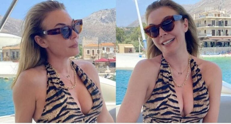 Κορμί 30άρας στα 53 της: Η Τατιάνα Στεφανίδου ξάπλωσε στην άμμο με τα δίμετρα πόδια της & «μαγνήτισε» όλα τα βλέμματα