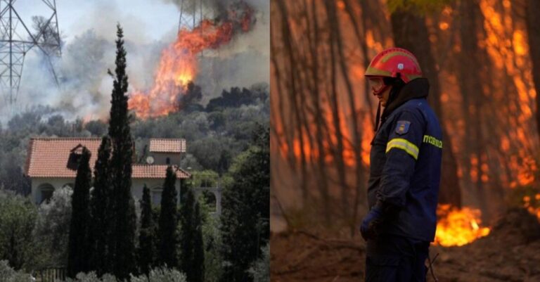 Δεν θα το δείξουν τα κανάλια: Φωτιά Τώρα στην Ελλάδα – Κινδυνεύουν σπίτια, ήχησε το 112