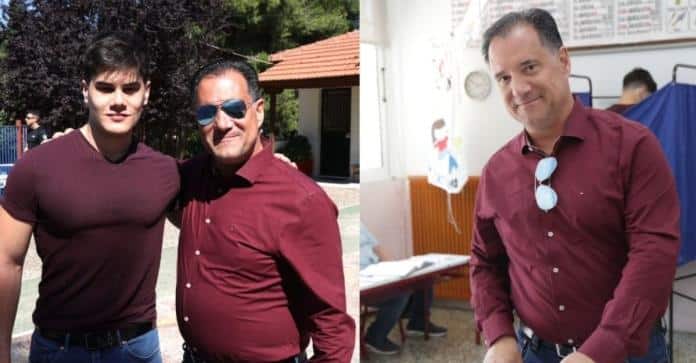 Παρέα με το γιο του ψήφισε ο Άδωνις: «Μην αφήνετε τους άλλους να αποφασίζουν για εσάς» 