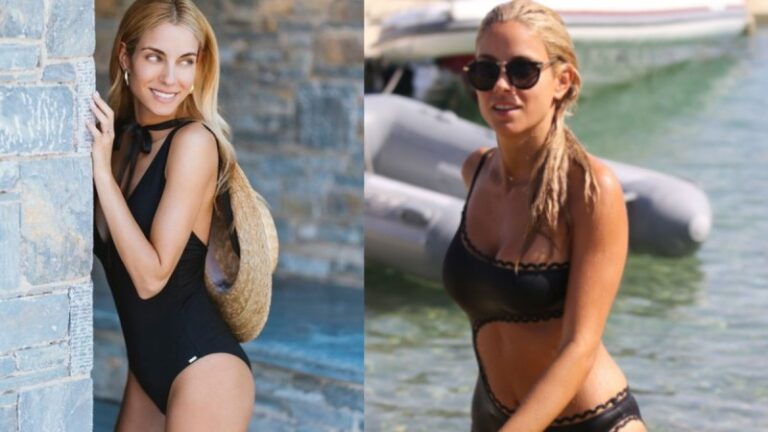 Κατέπληξε τα πλήθη η Δούκισσα Νομικού: Με μαύρο ολόσωμο μαγιό έκανε κάθε άντρα να παραμιλάει