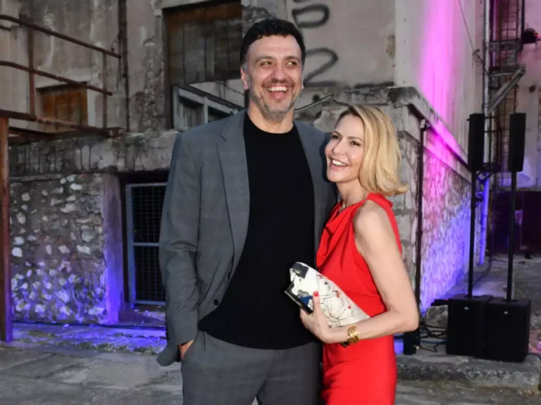 Τζένη Μπαλατσινού: Στο πλευρό της ο Βασίλης Κικίλιας στο λαμπερό show Hautes Grecians 2024