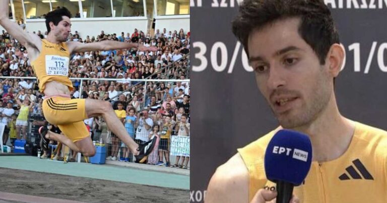 Σάρωσε ο Μίλτος Τεντόγλου: Πρωταθλητής Ελλάδας για 7η φορά με άλμα στα 8,42μ.