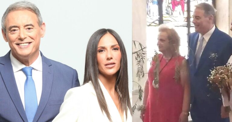 Ντύθηκε γαμπρός στα κρυφά ο Ιορδάνης Χασαπόπουλος: Η κουμπάρα Ματίνα Παγώνη και οι πρώτες φώτο από τον γάμο