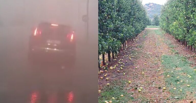 «Χτύπησε» την Λάρισα η κακοκαιρία: Καταστροφές από τη χαλαζόπτωση, πλημμύρισαν δρόμοι – Συγκλονιστικές εικόνες από το κέντρο