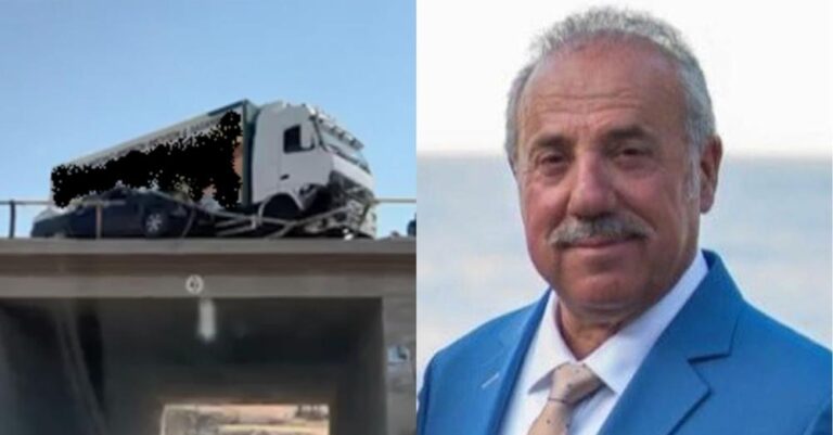 Ένιωσε αδιαθεσία, σταμάτησε στη ΛΕΑ και τον «έλιωσε» φορτηγο: «Πάγωσαν» και οι διασώστες με αυτές τις εικόνες