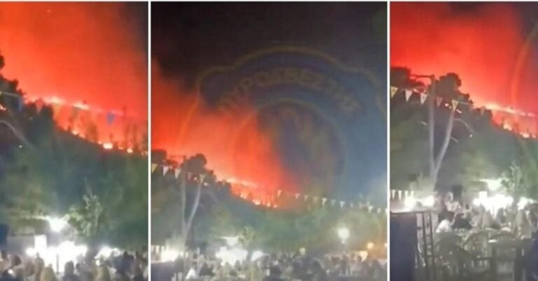 Άφωνους άφησε τους πάντες ο ιερέας για το πανηγύρι στη Ζάκυνθο την ώρα της φωτιάς – «Θα το αφήνατε στη μέση; Δεν καήκαμε»