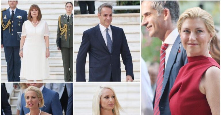 Προεδρικό Μέγαρο: Οι εμφανίσεις στη δεξίωση για τα 50 χρόνια από την αποκατάσταση της Δημοκρατίας – Φωτογραφίες