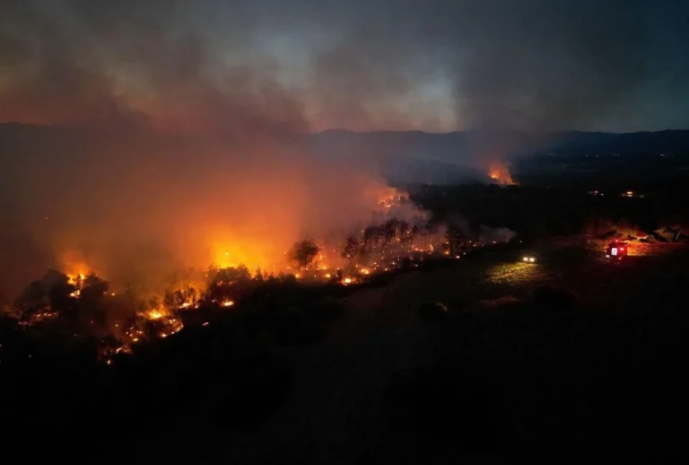Φωτιά στην Εύβοια: Το μεγαλύτερο μέτωπο μετά το 2021 – Ατελείωτη η μάχη με τις φλόγες