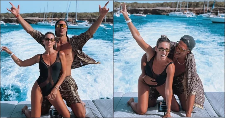 Αθηνά Οικονομάκου – Μπρούνο Τσερέλα: Αγκαλιά πάνω σε πανάκριβο ταχύπλοο – Οι καινούργιες φωτογραφίες από τις διακοπές τους