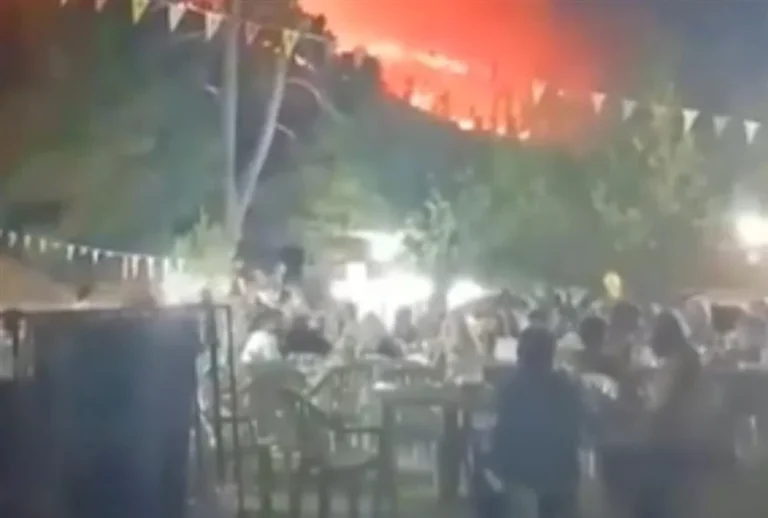 Ζάκυνθος: Διασκέδαζαν σε πανηγύρι ενώ η φωτιά μαινόταν