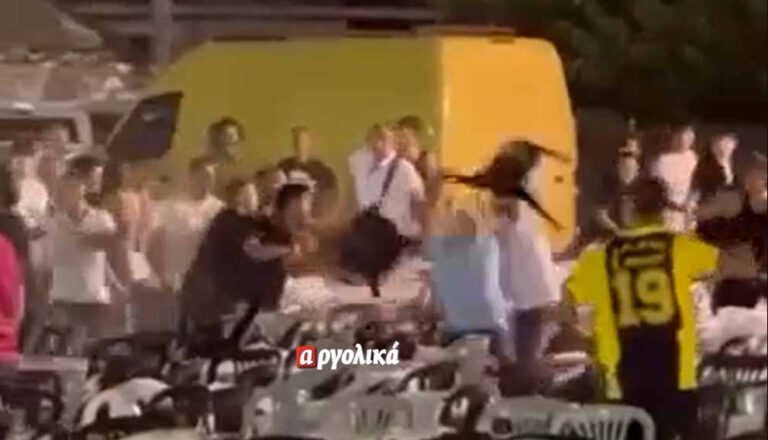 Ο κακός χαμός σε πανηγύρι – Πλακώθηκαν στο ξύλο με καρέκλες και η μουσική έπαιζε κανονικά
