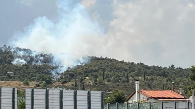 Mαθεύτηκε πως άρχισε η φωτιά σήμερα στα Γλυκά Νερά  – Ατύχημα ή εμπρησμός;