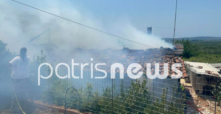 Ηλεία: Εντοπίστηκε σορός κατά την διάρκεια κατάσβεσης φωτιάς σε μονοκατοικία στην Ξυλοκέρα