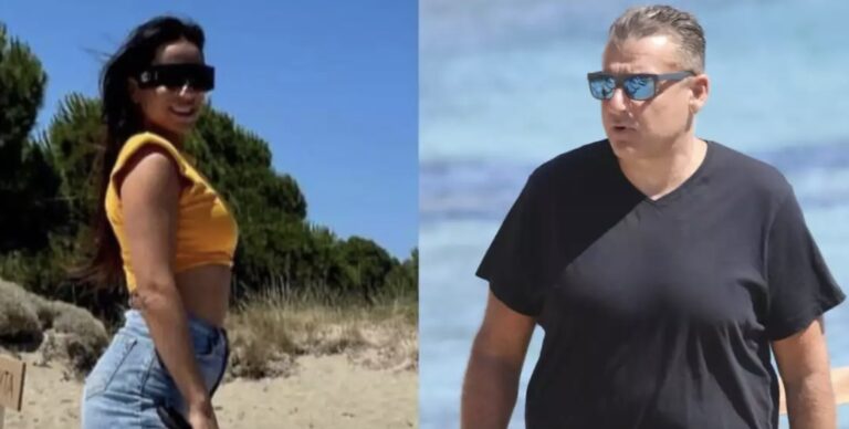 Γιώργος Λιάγκας και Μαρία Αντωνά απολαμβάνουν το μπανάκι τους στη Βουλιαγμένη