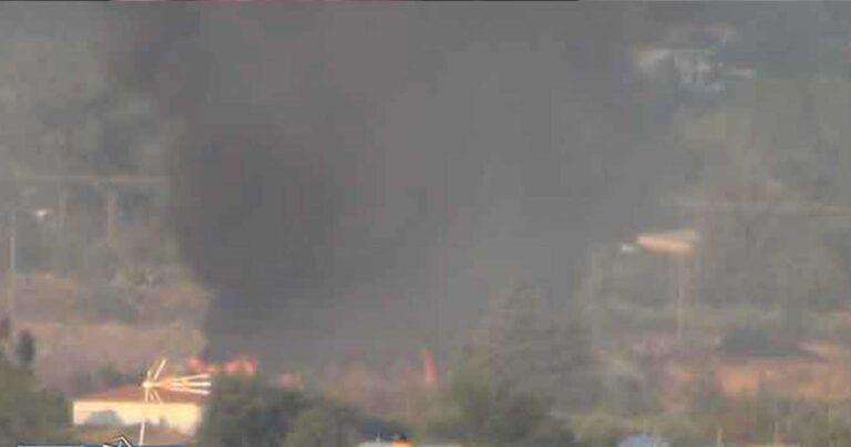 Ξάνθη: Μεγάλη φωτιά ξέσπασε το απόγευμα της Πέμπτης πλησίον του οικισμού των Κιμμερίων