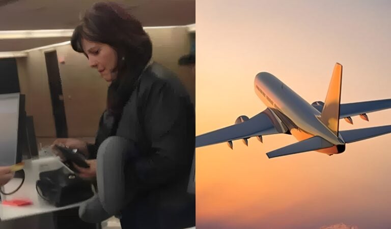 Η φωτογραφία αυτής της γυναίκας στα εισιτήρια του αεροδρομίου, σαρώνει στο διαδίκτυο. Ο λόγος; Προσέξτε την λίγο καλύτερα