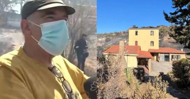 Αυτό είναι το σπίτι του ανθρώπου που καταδικάστηκε για τη φωτιά στο Μάτι με τους 104 νεκρούς, καταστράφηκε στη φωτιά της Πεντέλης