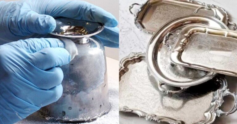 Κάντε τα βρώμικα ασημικά σας ξανά σαν καινούργια με μόνο με ένα υλικό που έχετε στην κουζίνα σας