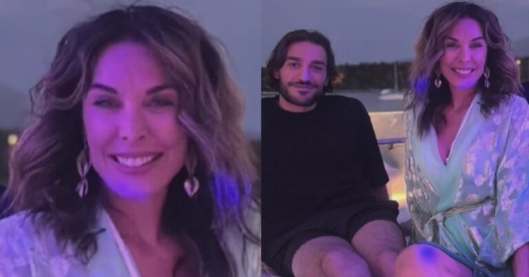 Με χρυσοπράσινο μίνι κιμονό, ξυπόλυτη, σαν 25άρα: Η Τατιάνα με τον γιο της Νικόλα το… καίνε με πάρτι στο σκάφος (