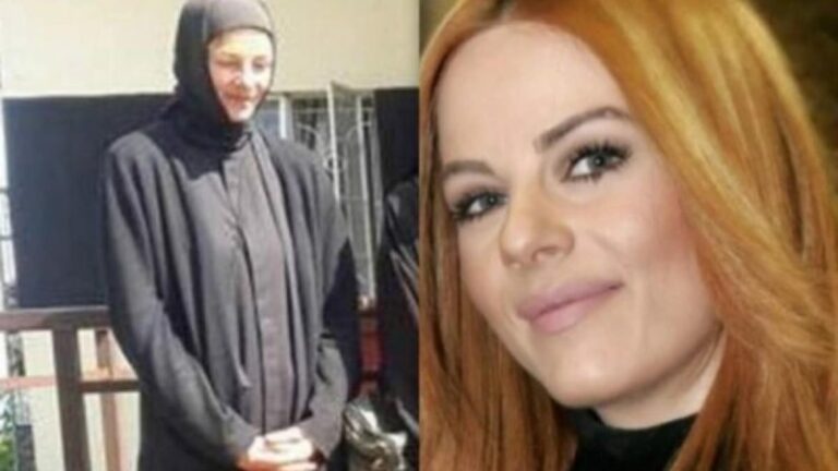 Μαύρα ράσα, χαμηλωμένο κεφάλι, πλεξούδα που φτάνει μέχρι τα πόδια: Η τελευταία φώτο της Λιονάκη ως μοναχή Φεβρωνία