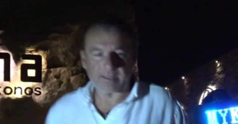 Γιώργος Λιάγκας – Μαρία Αντωνά: Τους «τσάκωσε» η κάμερα στη Μύκονο – «Πάγωσε» ο παρουσιαστής