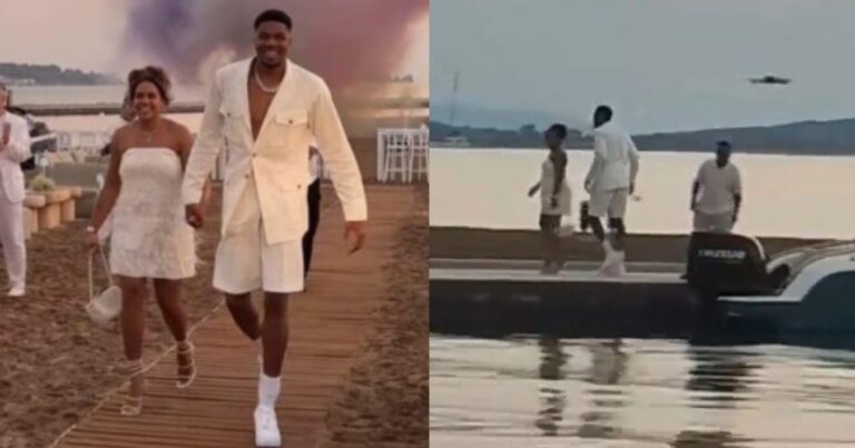 Γέμισε με διάσημους πλούσιους το Costa Navarino: Όλοι ντυμένοι στα λευκά στο πάρτι πριν τον γάμο του Αντετοκούνμπο