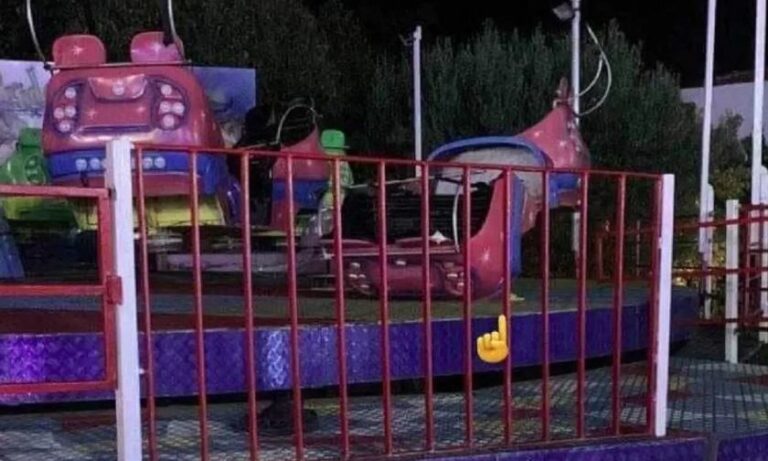 Φωτογραφία – Ντοκουμέντο από το κάθισμα που ξεκόλλησε με αποτέλεσμα να χάσει τη ζωή του ο 19χρονος στο Λούνα Παρκ