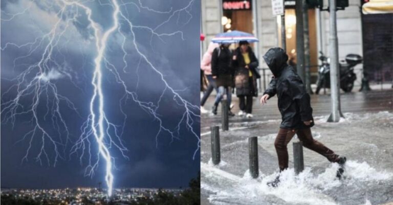 Ετοιμαστείτε, έρχονται βροχές και ισχυρές καταιγίδες: Τέλος μπάνια και παραλίες, κακά μαντάτα για τον καιρό