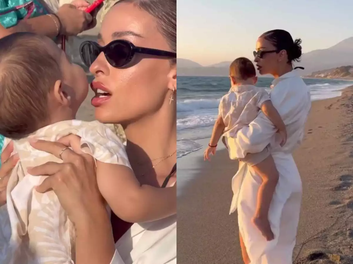 Ελένη Φουρέιρα: Οι όμορφες στιγμές με τον γιο της στην Κρήτη 1 elenifoureiragios