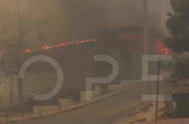 Φωτιά στη βορειοανατολική Αττική: Καίγεται τώρα σχολείο