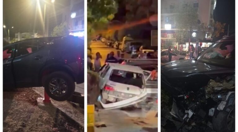 Καραμπόλα με τραυματίες έξω από το Δημαρχείο της Ηλιούπολης –  Απίστευτες εικόνες