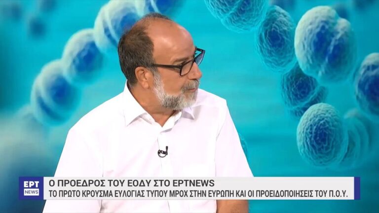 Πρόεδρος ΕΟΔΥ για Ευλογιά των Πιθήκων: «Περιμένουμε περισσότερα κρούσματα, πως μπορεί να εισαχθεί στη χώρα μας»