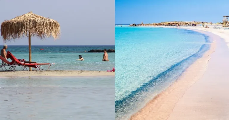 Έχει ροζ άμμο, καταγάλανα νερά που θυμίζουν Τζαμάικα, δεν έχει είσοδο και μπορείς να περάσεις με 20 εupώ μπάτζετ