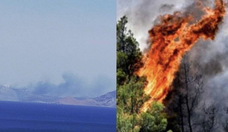 EKTAKTO – Μεγάλη φωτιά τώρα σε νησί – Μήνυμα από το 112 για εκκένωση