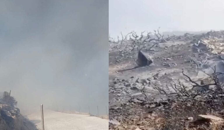 Καίγεται για 2η μέρα το νησί – Έφτασαν νέες δυνάμεις  – Απομακρύνθηκε κόσμος με πλωτά μέσα