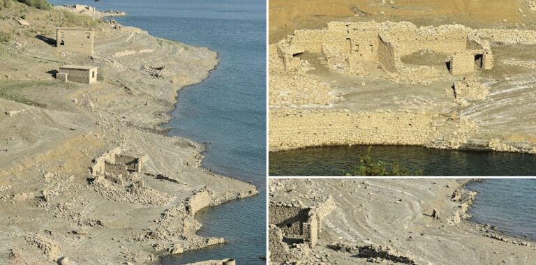 Μόρνος: Βγήκε στην επιφάνεια βυθισμένο χωριό από την λειψυδρία