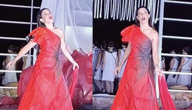 Αποθέωσαν χτες την Μαρίνα Σάττι στην Επίδαυρο στην παράσταση «Ικέτιδες» 