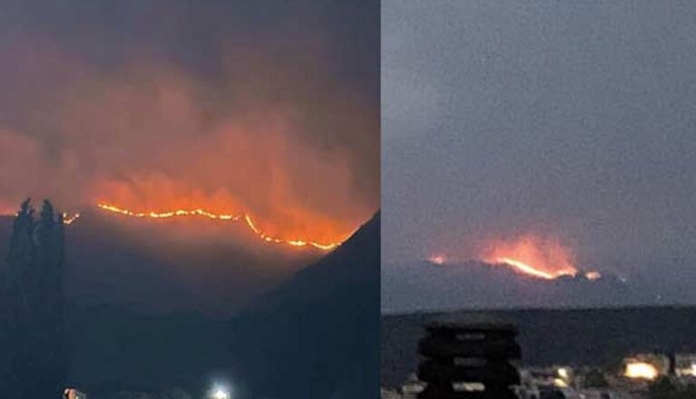 ΕΚΤΑΚΤΟ – Καίγεται για 4η ημέρα το βουνό – Δεν λένε τίποτα τα κανάλια – Μεγάλη οικολογική καταστροφή