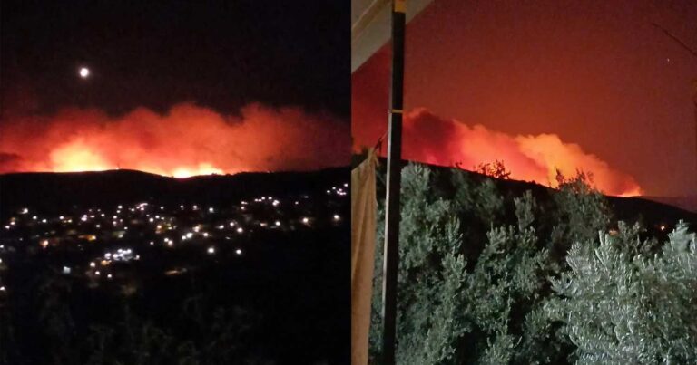 Εκτός ελέγχου η φωτιά στον Βαρνάβα: Εκκενώνεται και ο Μαραθώνας